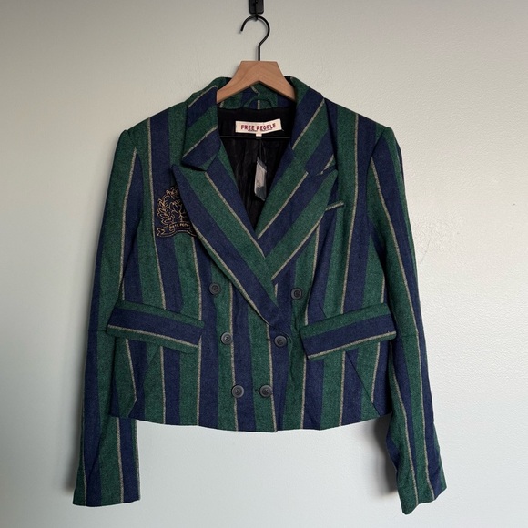 Free People Betty Striped Blazer - Picture 6 of 9